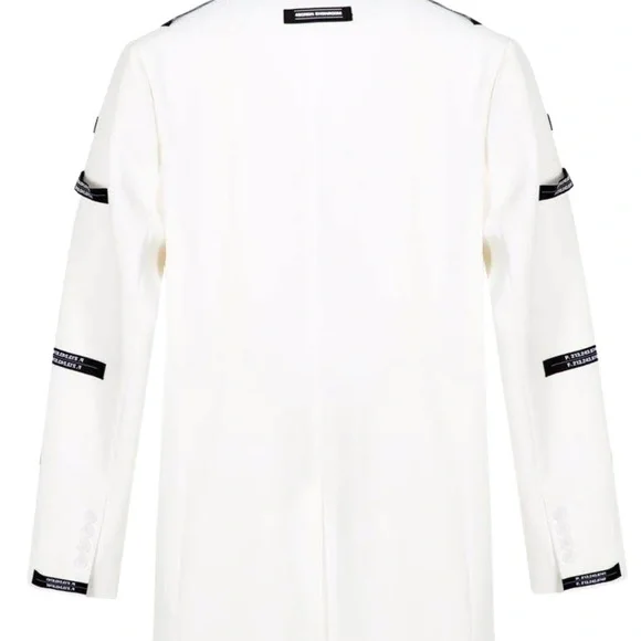 40 Crew White Lead Blazer Jacket - Picture 5 of 15